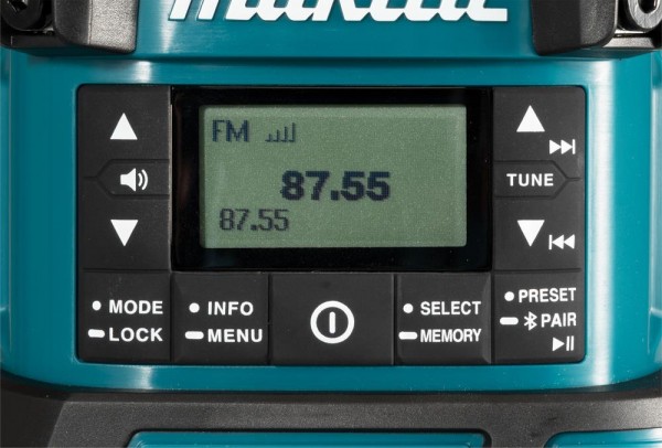 Makita Akku-Leuchte / Baustellenradio 18V DAB+ DMR056