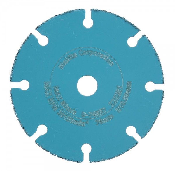 Makita Trennscheibe universal 76mm für 18V Akku-Winkelschleifer DMC300