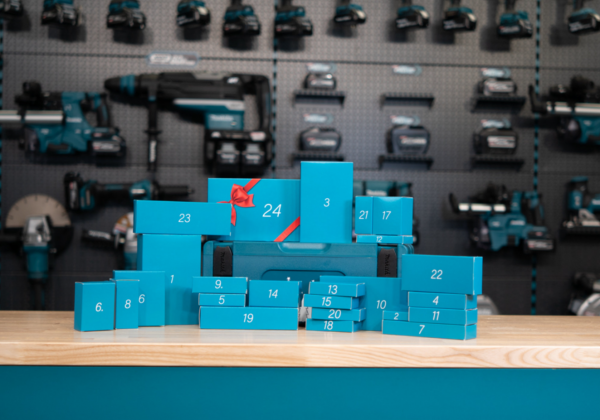 Makita Adventskalender 2026 - 24 Teile im MAKPAC Werkzeugkoffer