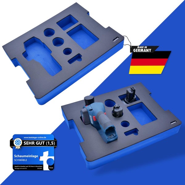 SCHWÄBLE Schaumeinlage Schaumstoffeinlage Bosch Akku-Hobelmaschine GHO12