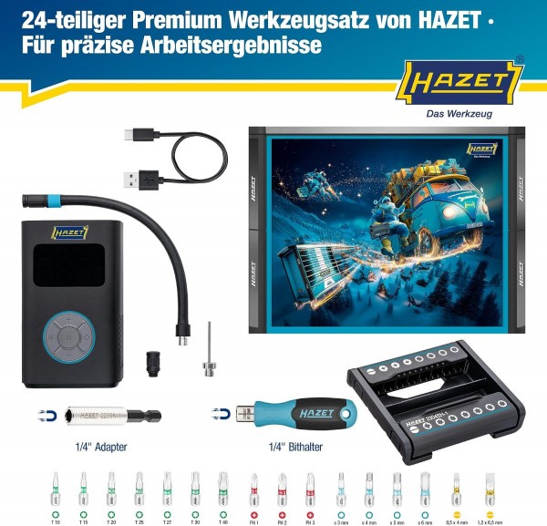 HAZET Adventskalender 2026 Weihnachtskalender Kompressor