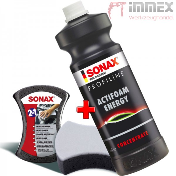 SONAX PROFILINE ActiFoam Energy Autoshampoo + Multischwamm 2in1