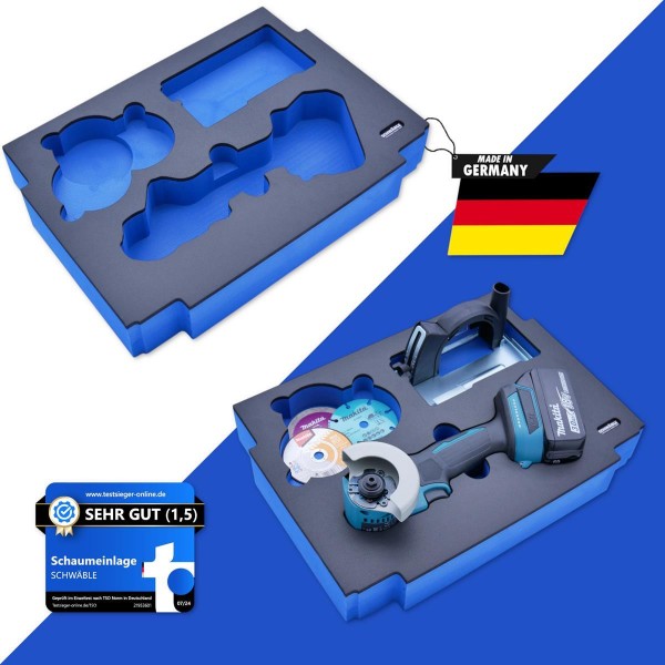 SCHWÄBLE Schaumeinlage Schaumstoffeinlage f. Makita Akku-Winkelschleifer DMC300