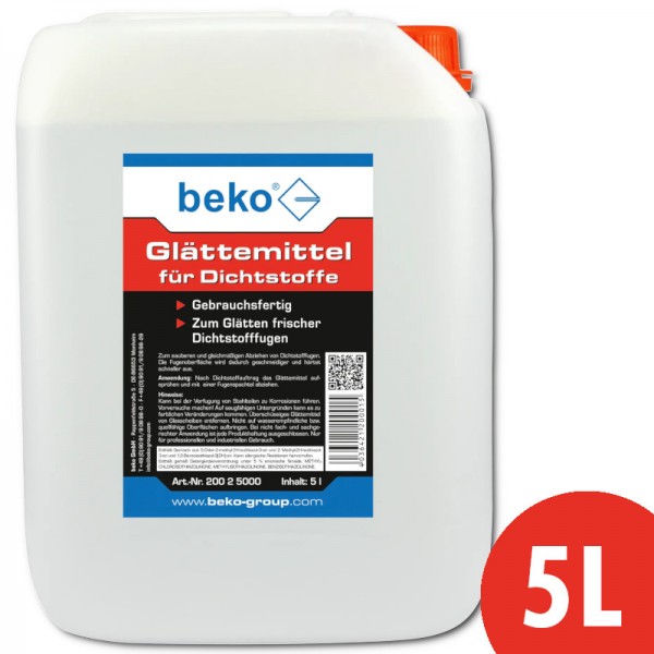 Beko Glättemittel für Dichtstoffe & Silikon 5L