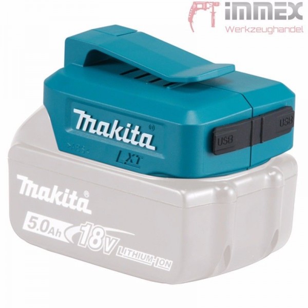 Makita ADP05 DEAADP05 Akku USB Ladeadapter Adapter für alle 14,4V - 18V Akkus