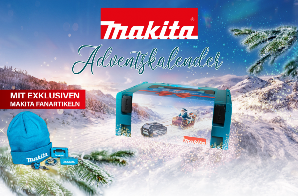 Makita Adventskalender 2026 - 24 Teile im MAKPAC Werkzeugkoffer