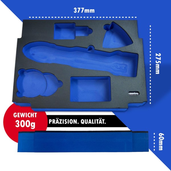 SCHWÄBLE® Schaumeinlage Schaumstoffeinlage für Makita Multitool DTM51