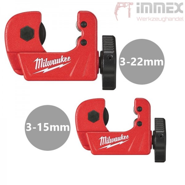 Milwaukee Mini-Rohrschneider Kupferrohrschneider 3-15, 3-22mm