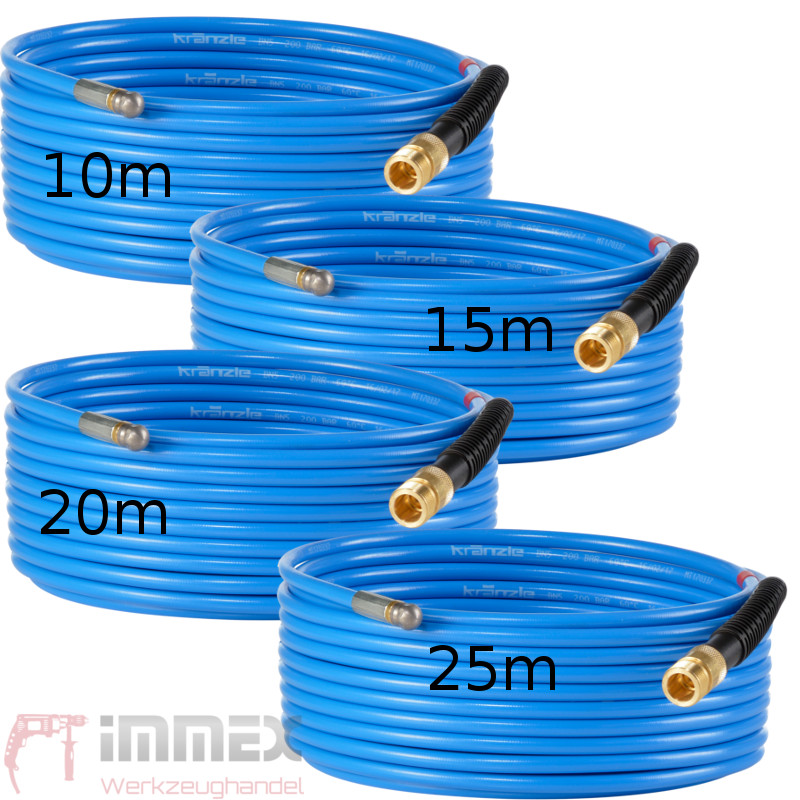 Kit 4 Pièces Pour Nettoyage De Canalisations - 10 M De Flexible Haute Pression Pour Kränzle, Nilfisk, Alto