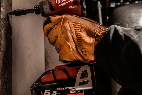 Milwaukee Leder-Arbeitshandschuhe M-XXL