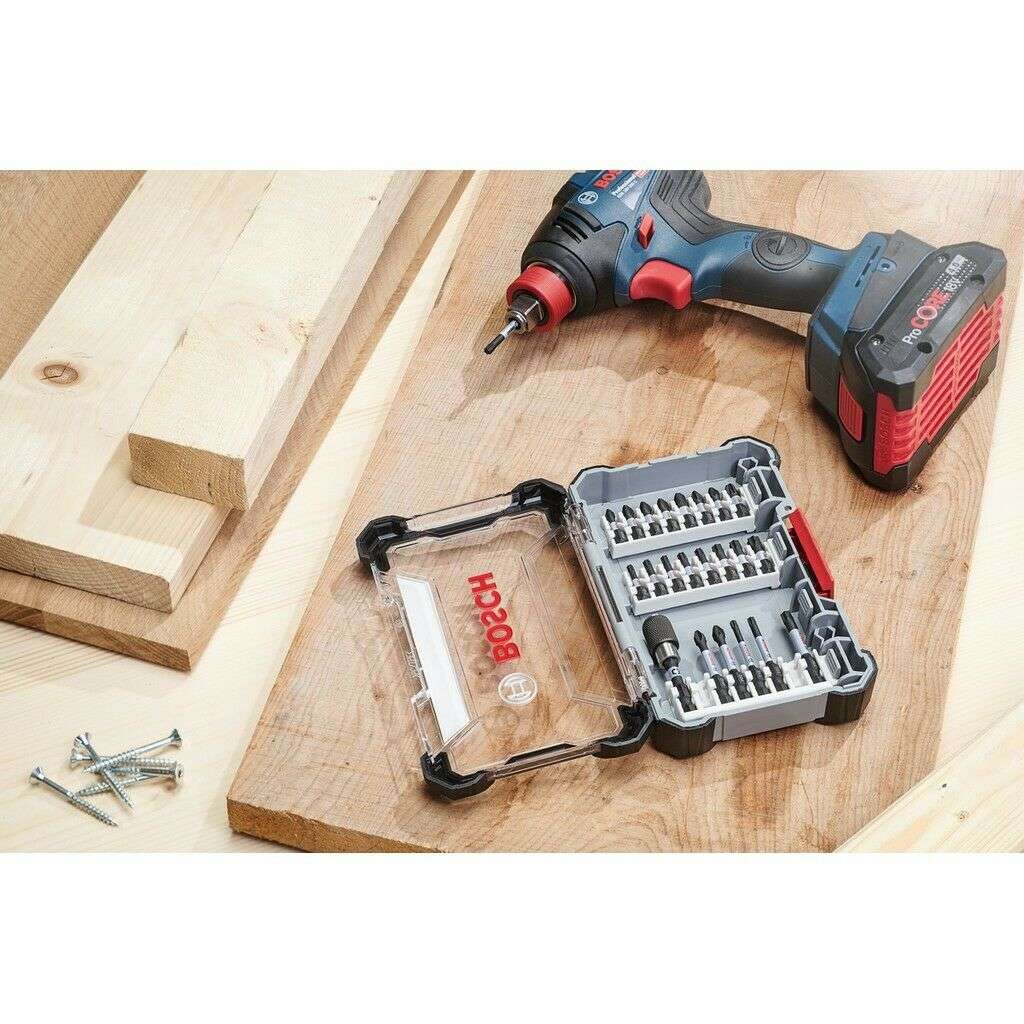 K Kwokker Schlagbohrer-Bit-Set – 21-teilig Mit Bits 25 & 60 Mm, S2-Stahl & Magnetischem Halter