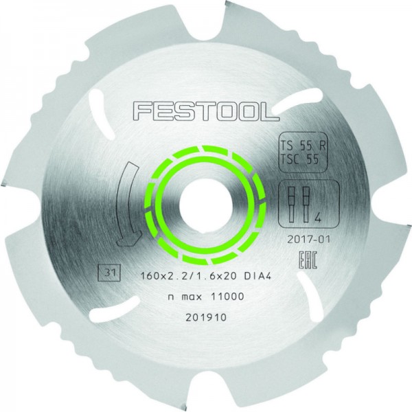 Festool Diamant-Sägeblatt 160x2,2x20 DIA4 201910