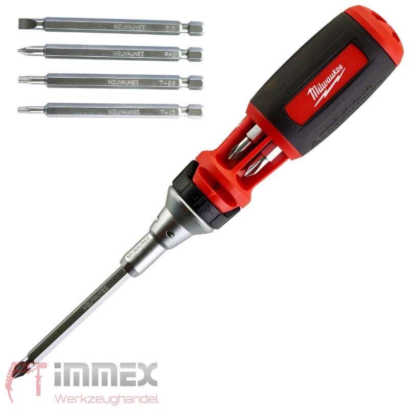 MILWAUKEE Schraubendreher-Bits Set – 4-teilig, Robust Für Bohrer Und Akkuschrauber