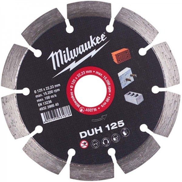 Milwaukee Diamanttrennscheibe 125mm DUH125