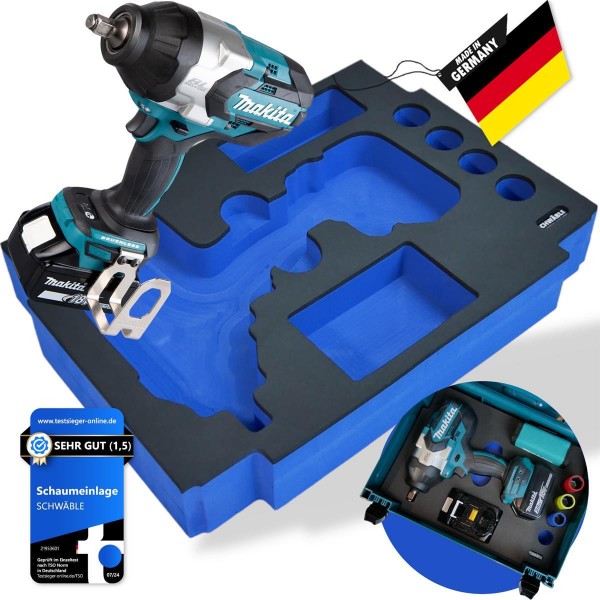 Makita Akku-Schlagschrauber 18V DTW1002SZ 1200Nm + Schwäble Schaumstoffeinlage