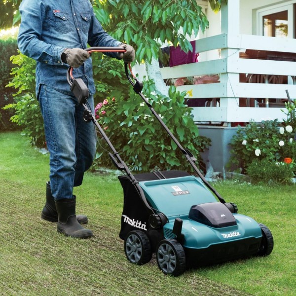 Makita Akku-Vertikutierer 18V DUV320RT LXT 32cm + 3Ah Akku + DC18RC