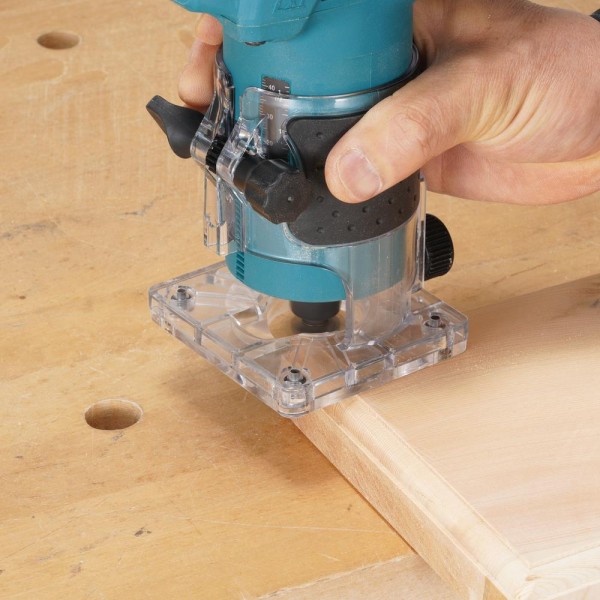 Makita Akku-Kantenfräse Fräsmaschine Oberfräse 18V DRT52Z 6mm