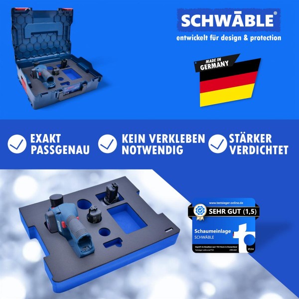 SCHWÄBLE Schaumeinlage Schaumstoffeinlage Bosch Akku-Hobelmaschine GHO12