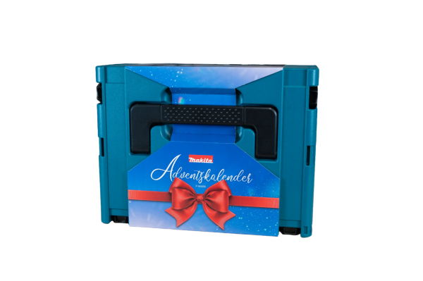 Makita Adventskalender 2026 - 24 Teile im MAKPAC Werkzeugkoffer