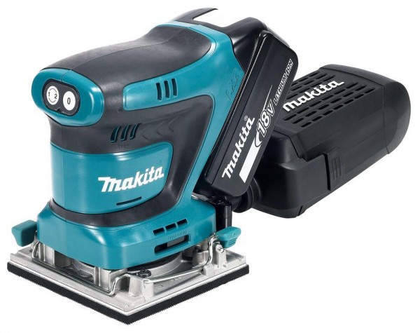 Makita Akku-Schwingschleifer 18V DBO484SZ + Schwäble Schaumstoffeinlage