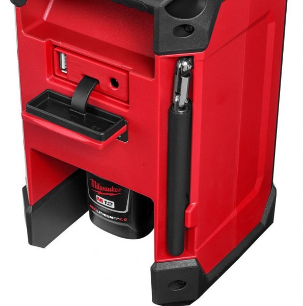 Milwaukee Akku-Baustellenradio 12V M12 RCDAB+-0 Radio DAB+ Netzgerät