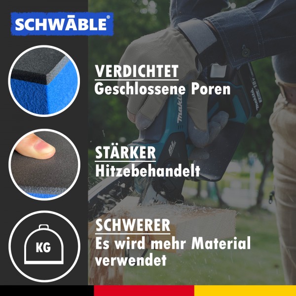 SCHWÄBLE® Schaumeinlage Schaumstoffeinlage Bosch Akku-Schlagschrauber GDX18V-210
