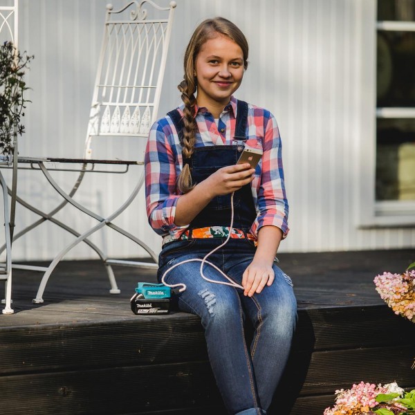 Makita ADP05 DEAADP05 Akku USB Ladeadapter Adapter für alle 14,4V - 18V Akkus
